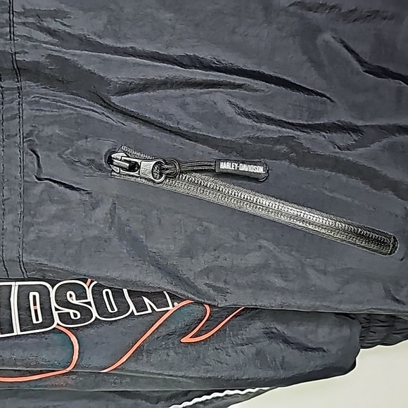 HARLEY DAVIDSON ▪︎ REFLECTIVE WINDBREAKER/RAIN JACKET ▪︎ SIZE S - Picture 6 of 12